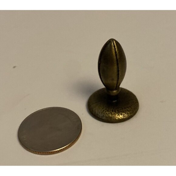 Football Game Piece Craft Sports Token Replacement Part Brass Metal Lot 4 - Picture 3 of 7
